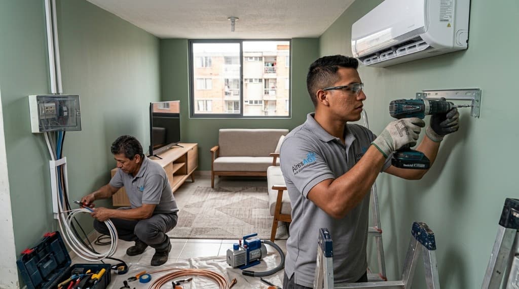 Instalación de aires acondicionados