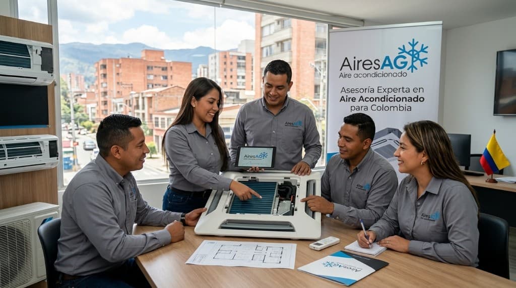 Equipo Aires AG — asesoría experta en aire acondicionado en Medellín